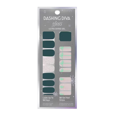 Dashing Diva Gloss Nail Art - Tree Skirt - 32ct | Target