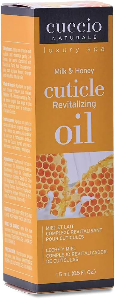Cuccio Naturale Revitalizing Cuticle Oil - Hydrating Oil For Repaired Cuticles Overnight - Remedy... | Amazon (US)