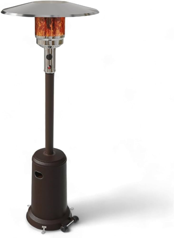 GasOne PH-8000A 50,000 BTU Outdoor Propane Heater for Patio with Wheels | Amazon (US)