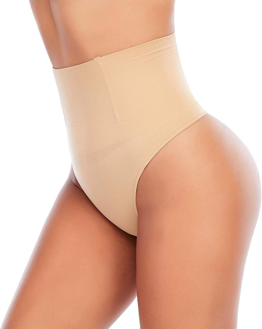 Werena Tummy Control Thong Shapewear for Women Seamless Shaping Thong Panties Body Shaper Underwe... | Amazon (US)