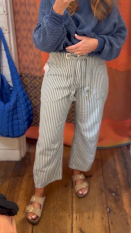 The cutest striped barrel jeans!
True to size 


#LTKstyletip #LTKover40