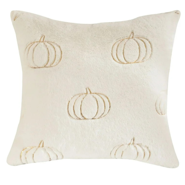 Chmadoxn Throw Pillows Embroidered Halloween Pumpkin Printed Soft Throw Pillows Cushion for Sofa ... | Walmart (US)