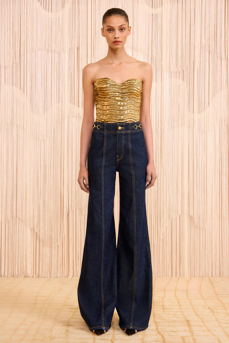 The Delphine High Rise Jean Tigris | Ulla Johnson