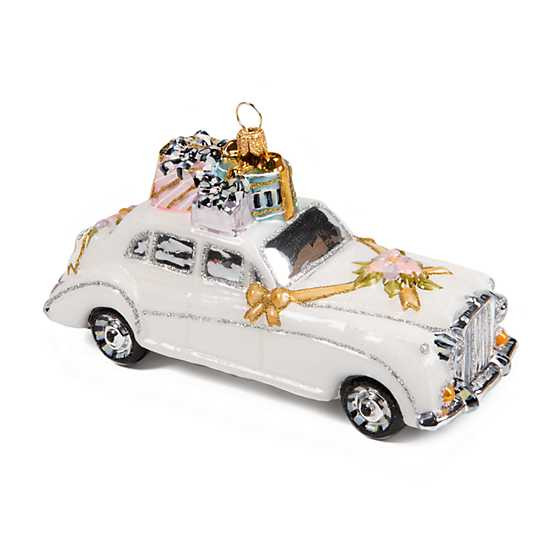 Glass Ornament - Just Married | MacKenzie-Childs