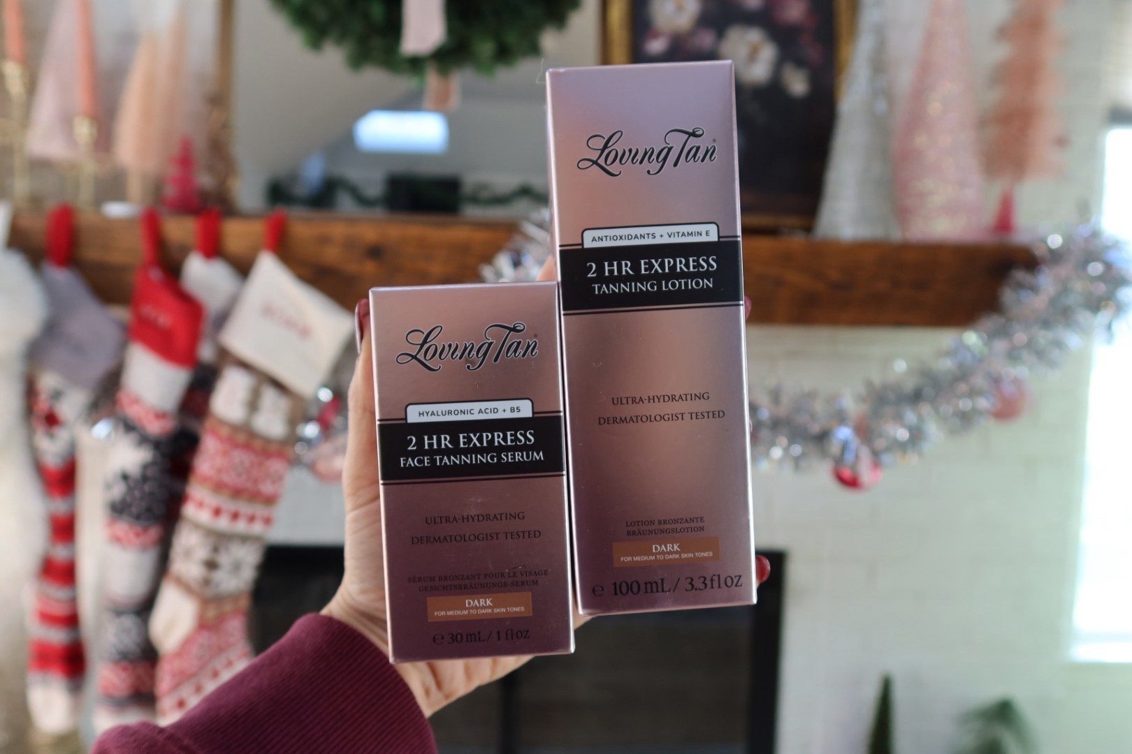 My favorite tanning line - loving tan - has a 2 hour express face and body lotion. No streaks, the perfect color, and so easy to apply!  

#LTKmorningroutine #LTKselfcare #LTKmomlife