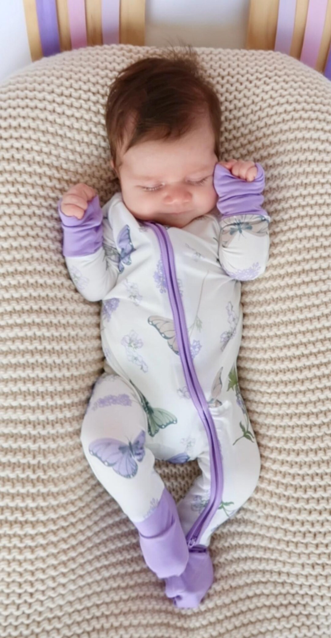 BAMBOO ROMPER Gift Clothing Butterfly Romper for Baby Girl Clothes Bamboo Sleeper Clothing Secret... | Etsy (US)