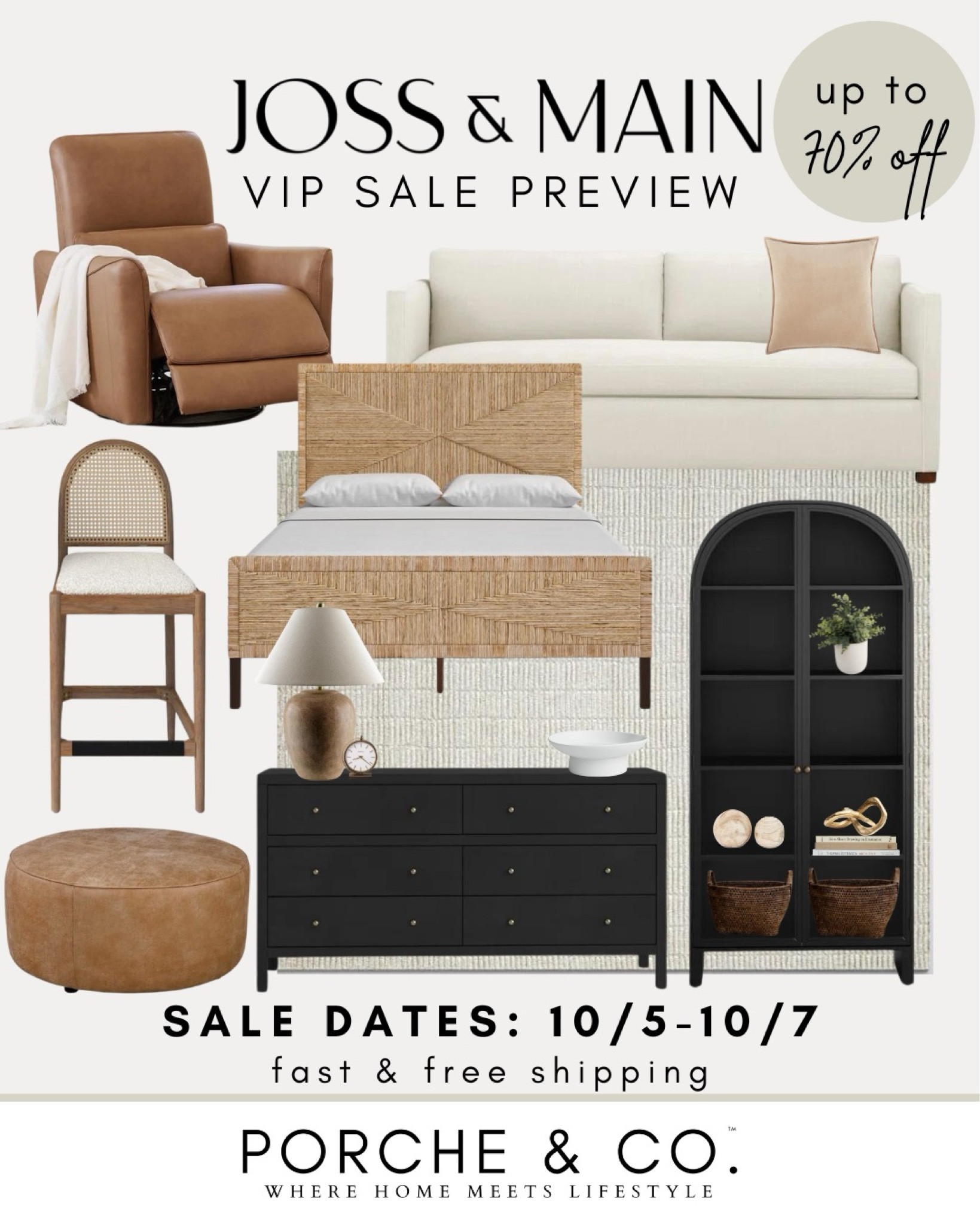 @jossandmain VIP sale up to 70% off with free and fast shipping! Home Decor and Furniture for your bedroom, living room or any room of the house for a huge discount! Be sure to prepare your carts! #jossandmain #jossandmainpartner #homedecor #home #sale #vip

#LTKHome #LTKSaleAlert #LTKStyleTip
