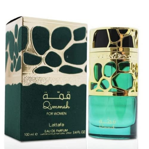 Lattafa Perfumes Qimmah for Women EDP (Eau De Parfum) - 100ML (3.4 oz) |Featuring notes: Cedar, Oudh, Myrrh, Amber, Lavender I | Amazon (US)
