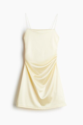 H & M - Draped Slip Dress - Yellow | H&M (US + CA)