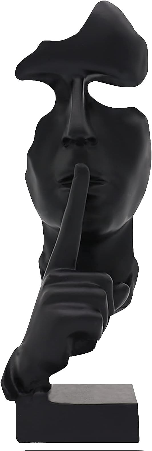 aboxoo Thinker Statue, Silence is Gold Abstract Art Figurine, Modern Home Resin Sculptures Decora... | Amazon (US)