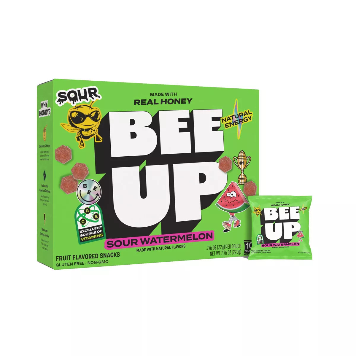 BEEUP Fruit Snacks Sour Watermelon - 7.76oz | Target