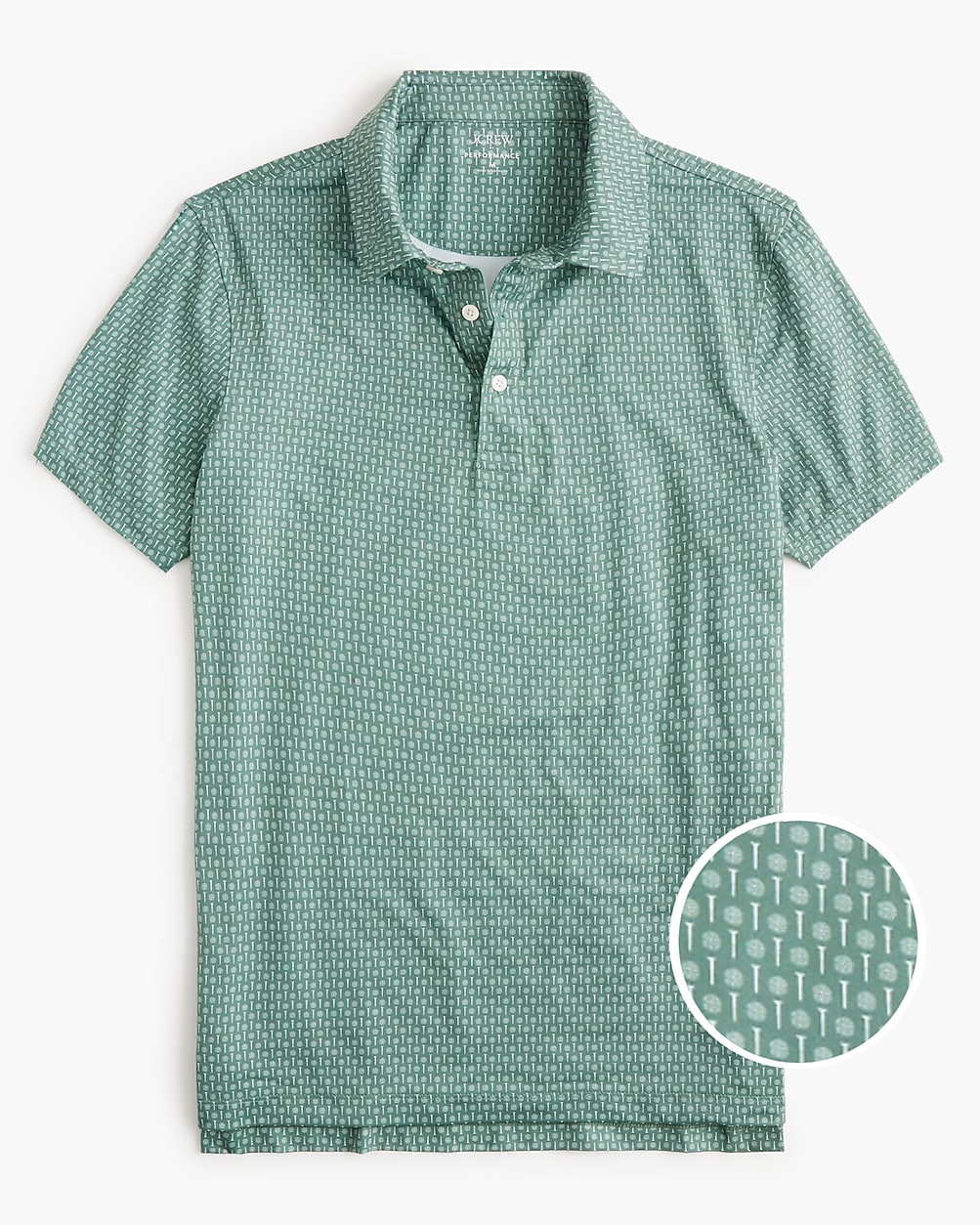 Printed performance polo shirt | J.Crew Factory