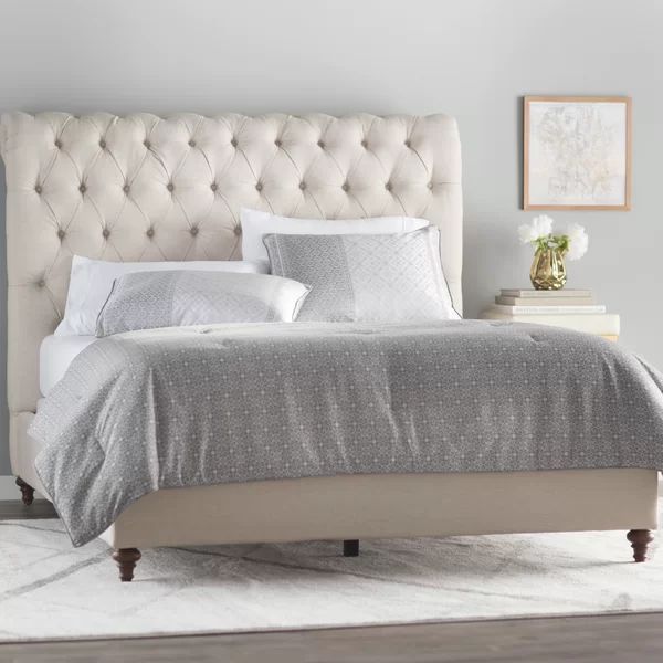 Upholstered Sleigh Bed | Wayfair North America