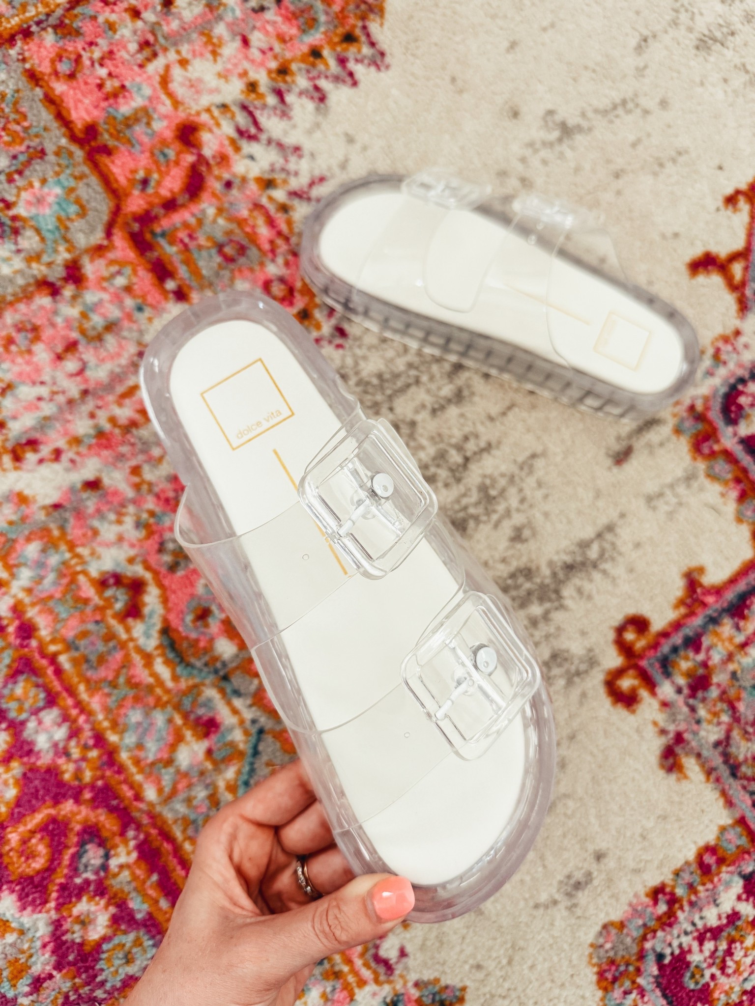 The cutest summer/pool sandal! Fit true to size and come in other colors! 

#LTKFindsUnder100 #LTKShoeCrush #LTKSwim