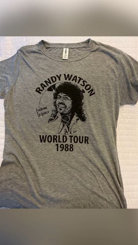 Just received my Randy Watson t-shirt! 🤣 Love it! Shipping took about a week. Graphic tee, 80 sshirt, funny.

#LTKStyleTip #LTKOver40 #LTKFindsUnder50