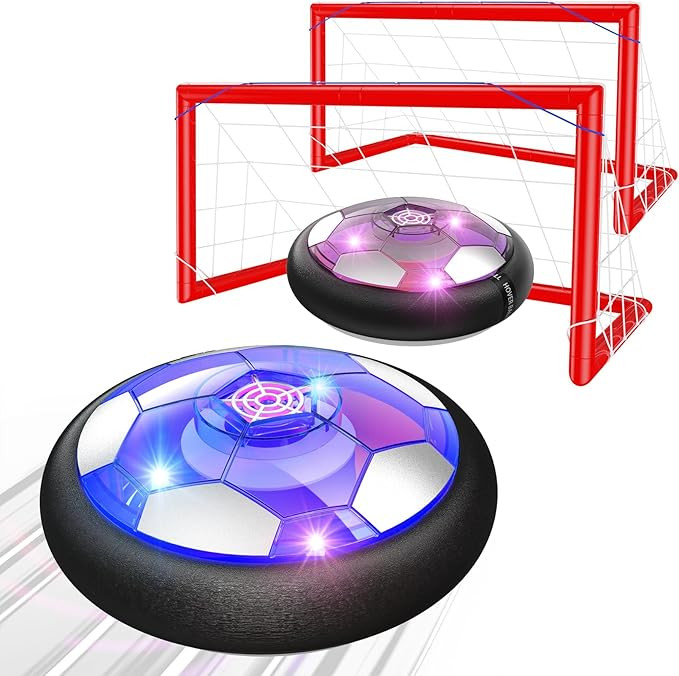 Hover Soccer Ball Set Kids Toys, Two Rechargeable Soccer Balls with LED Lights and Foam Bumper, A... | Amazon (US)
