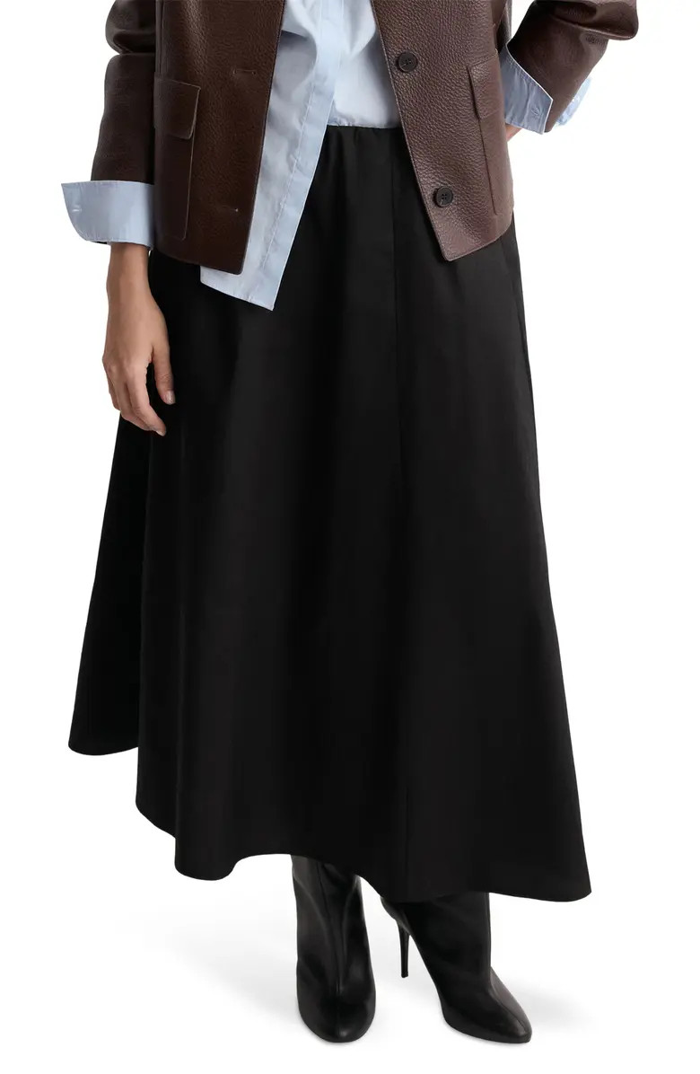 Falda Newcreta Cotton A-Line Skirt | Nordstrom