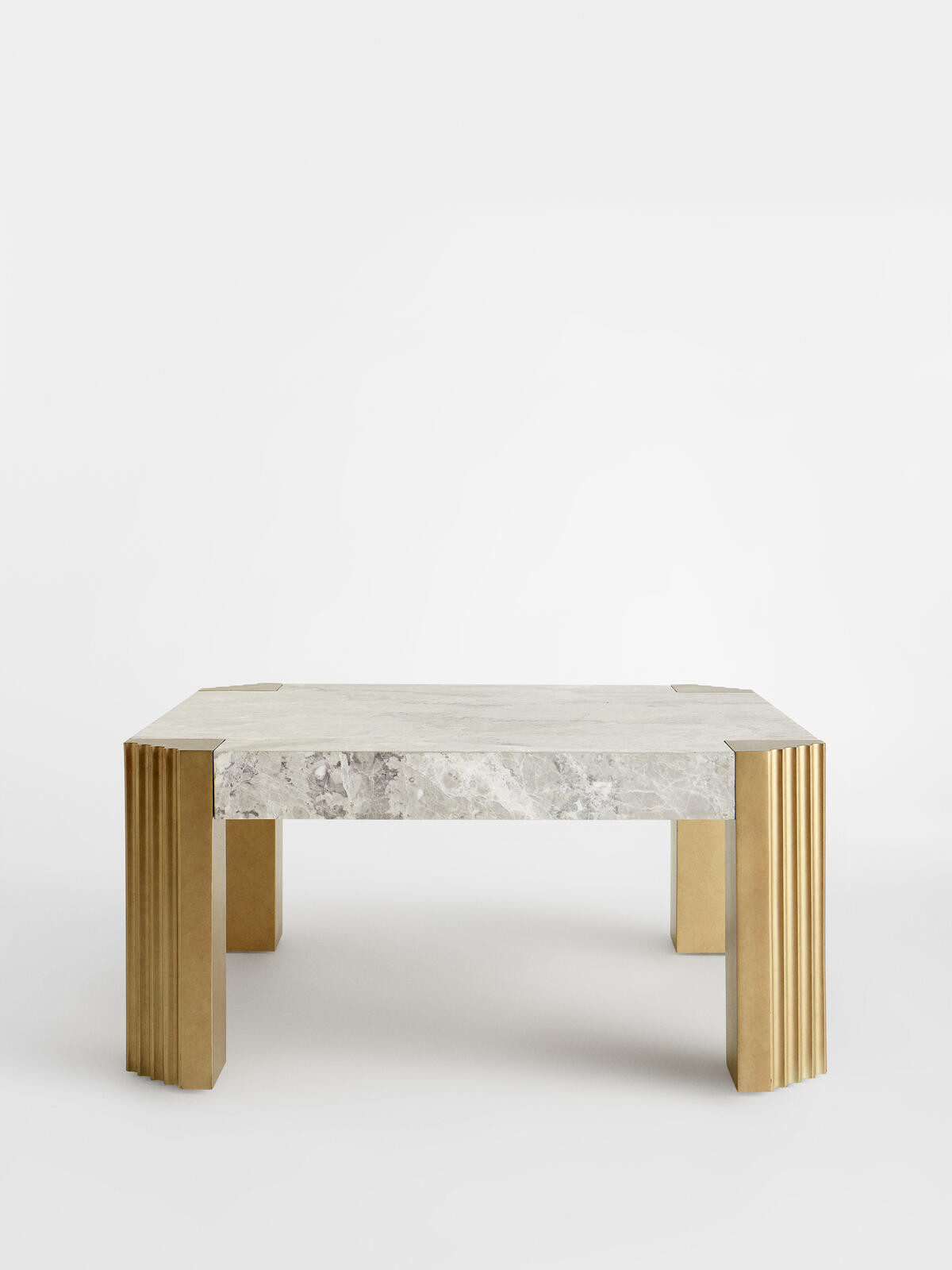 Athena Coffee Table, Grey Norway Marble | Soho Home Ltd