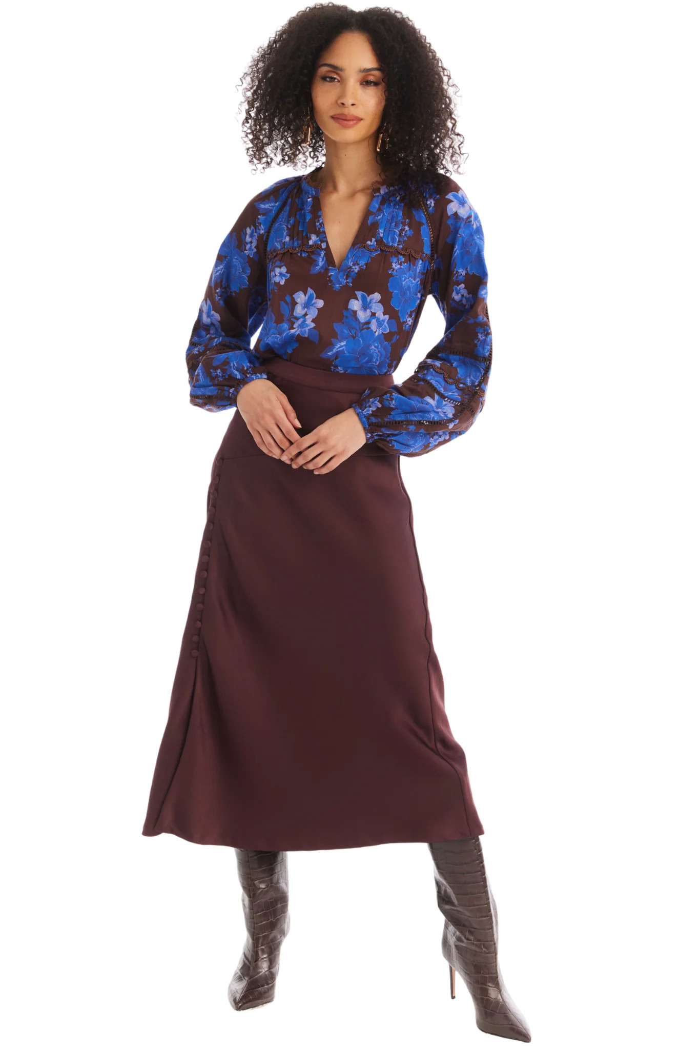 SATIN REESE SKIRT | ALLISON New York