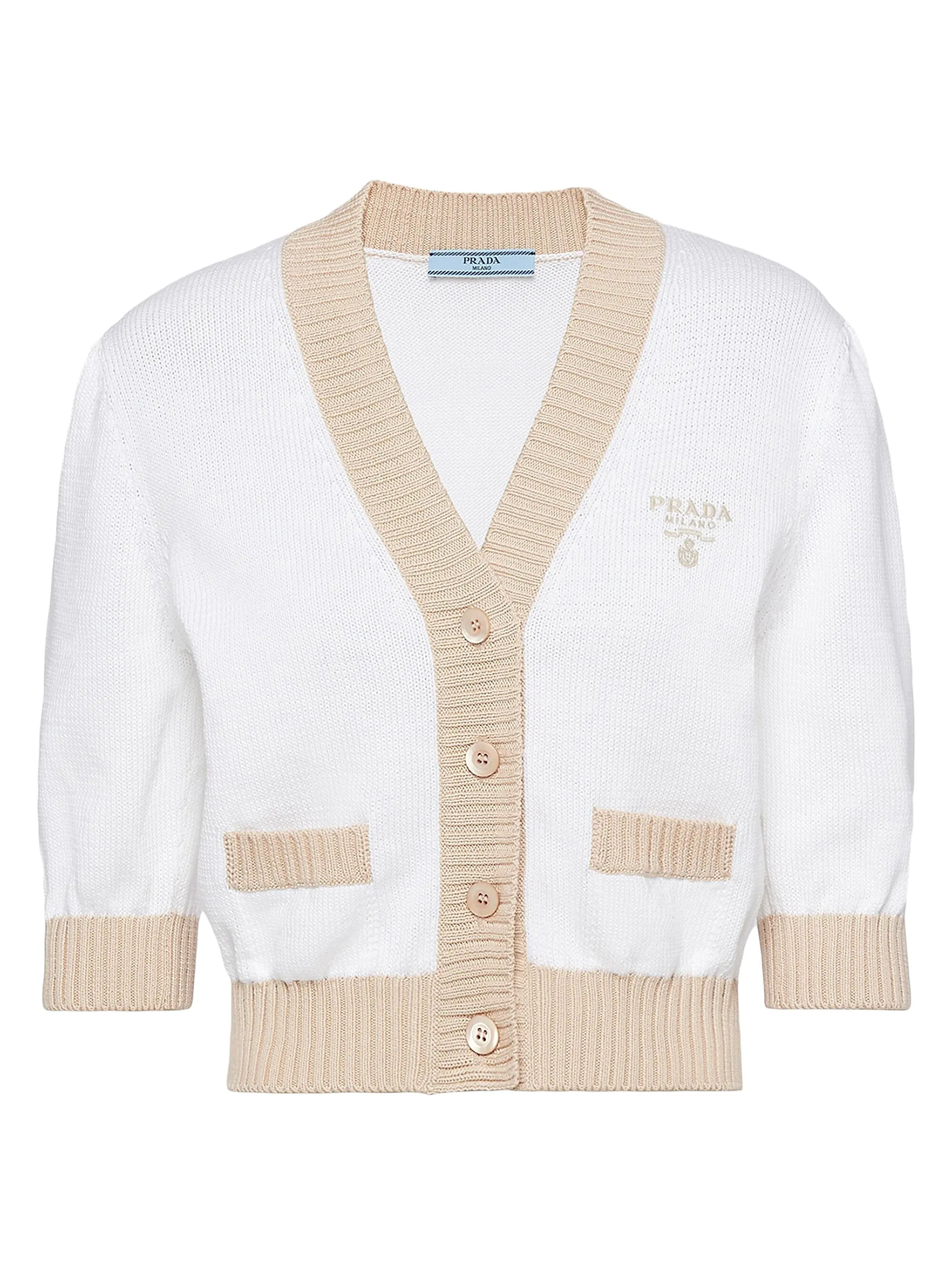Cropped Cotton Cardigan | Saks Fifth Avenue