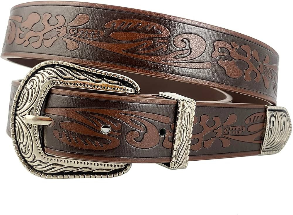 TOPACC Western Cowgirl Cowboy belts for Women Men Fashion Belt for Jeans Pants Girls | Amazon (US)