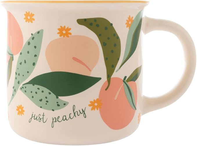 Karma, 14 oz New Bone China Camp Mug - Cute Coffee and Tea Mug - New Bone China Coffee Mugs for W... | Amazon (US)