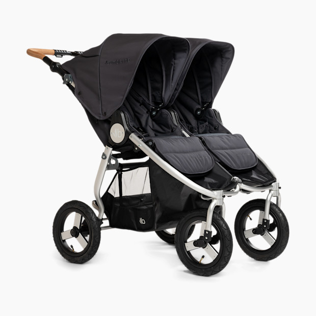 Bumbleride Indie Twin Double Jogging Stroller in Dusk Grey | 100% Recycled | Babylist