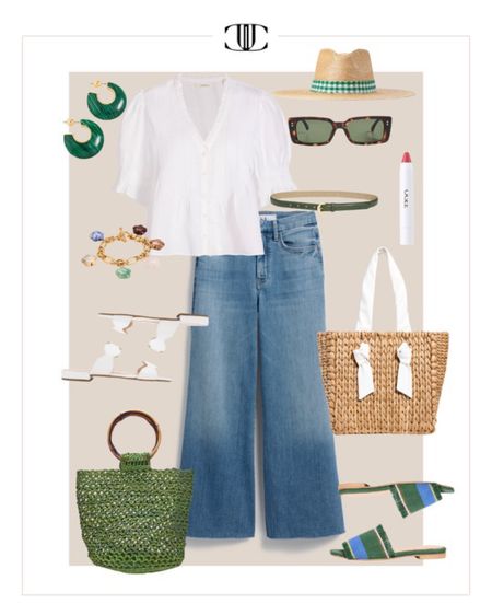 Creating looks with our top selling pieces from our favorite fashion finds of May.

 Denim, tote bag, blouse, top, fedora hat, espadrilles, flats, sunglasses, summer outfit, summer look, casual look, casual outfit

#LTKover40 #LTKstyletip #LTKshoecrush