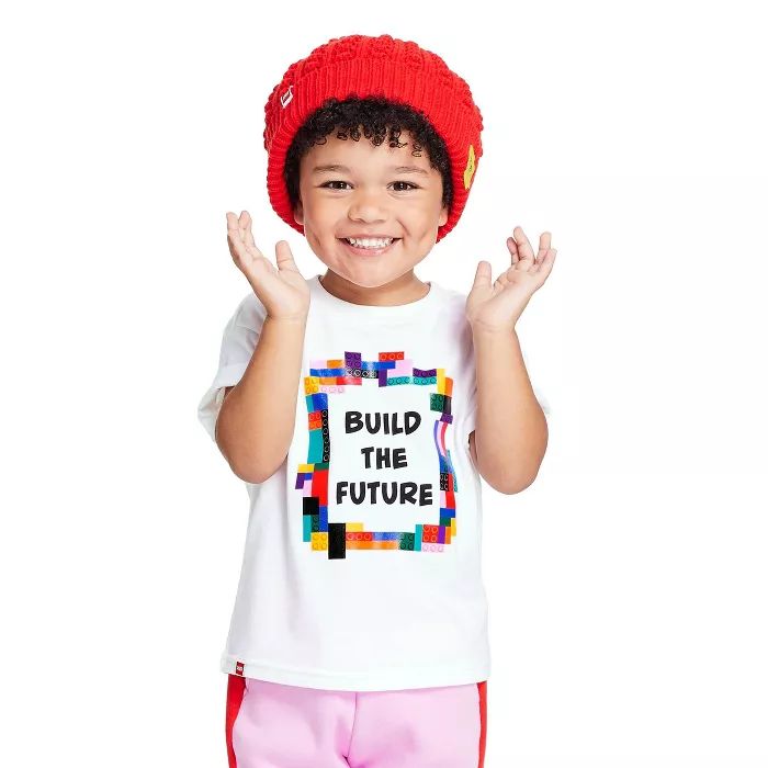 Toddler 'Build the Future' Graphic Short Sleeve T-Shirt - LEGO® Collection x Target White | Target