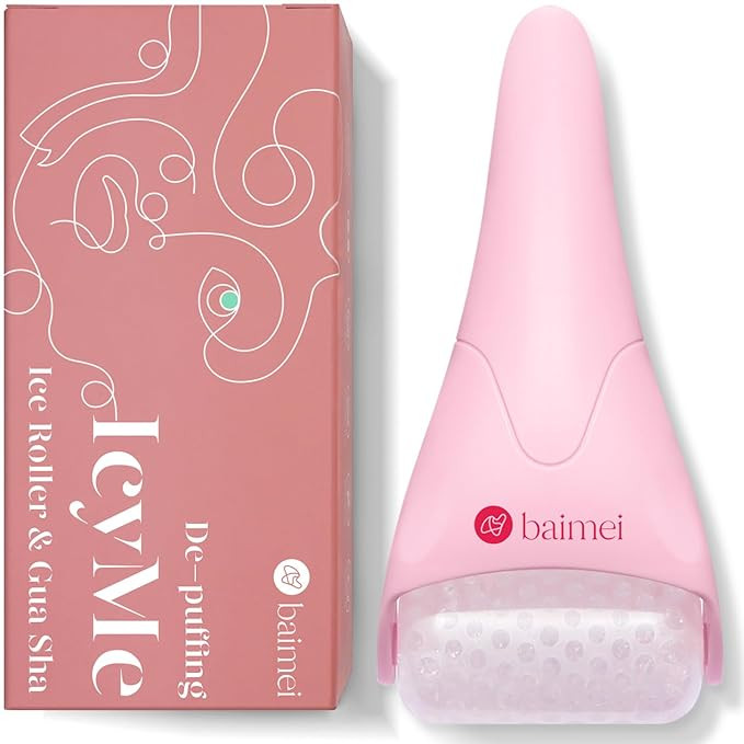 BAIMEI Cryotherapy Ice Roller for Face and Eyes Massager Reduces Puffiness Migraine Pain Relief, ... | Amazon (US)