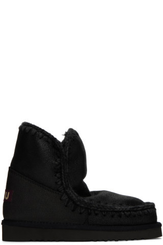 Black 18 Boots | SSENSE