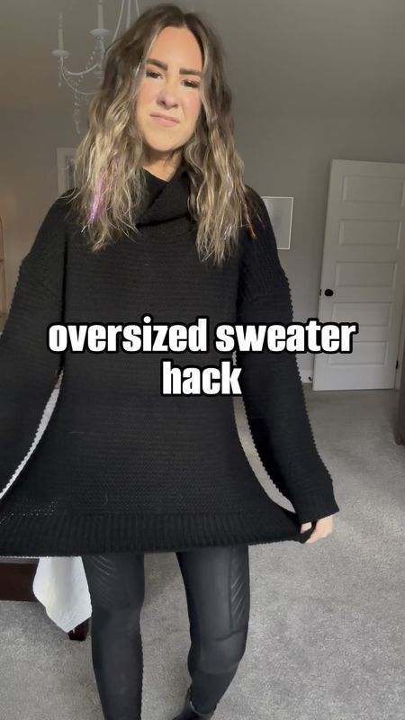 shapeless sweater? here’s a quick fix!

keep the oversized look but add some structure by tucking the bottom of your sweater into the band of a bra. adjust the length depending on your preference! I like mine to hit right at the top of my pants.

this method beats tucking your sweater into your pants and having a belly bulge 👌🏼 linked my favorite bras!

#LTKSeasonal #LTKstyletip #LTKfindsunder50