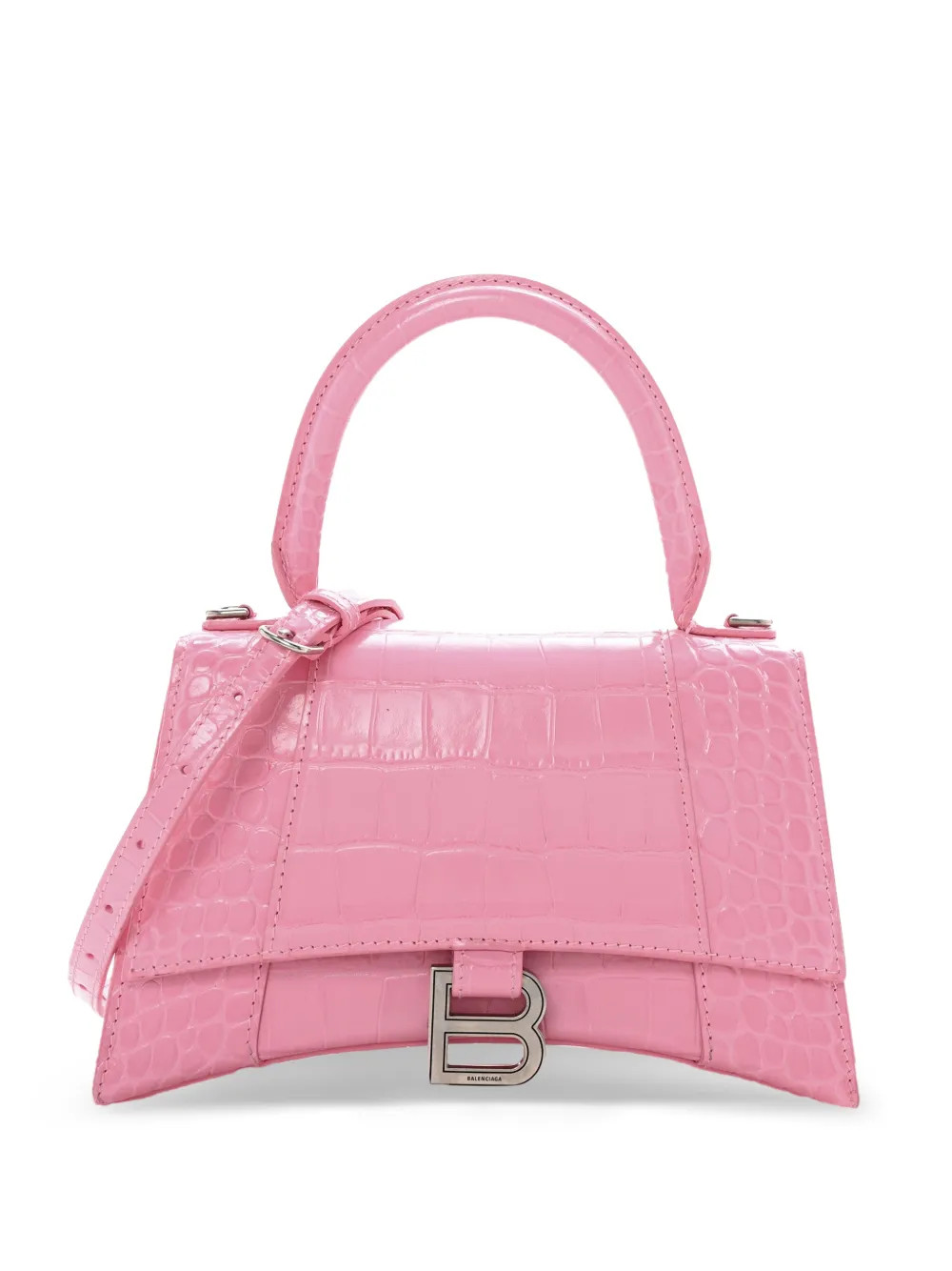 BalenciagaHourglass crocodile-embossed tote bag | Farfetch (CN)