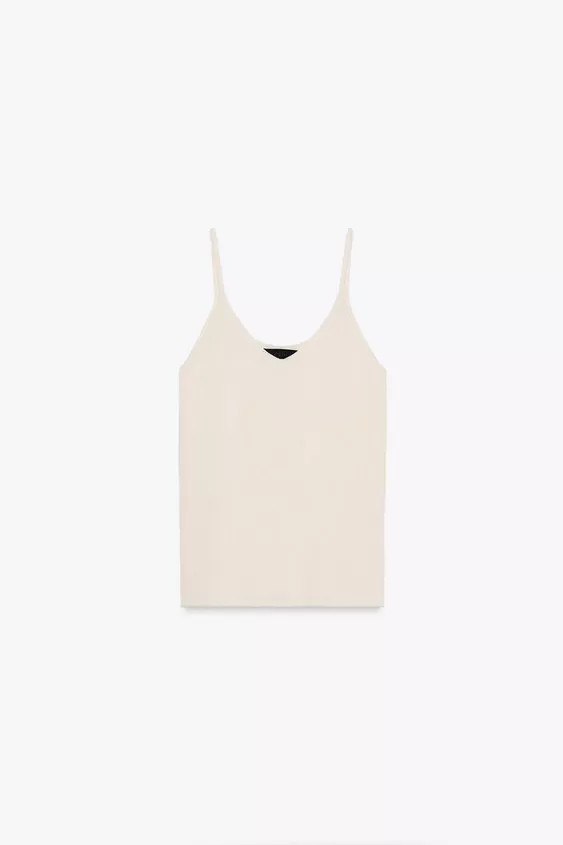 STRAPPY KNIT TOP | Zara Canada