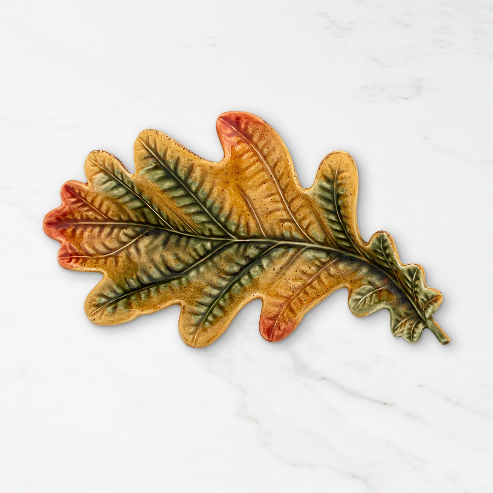 Bordallo Pinheiro Gudrun Oak Leaf Appetizer Plate | Williams-Sonoma