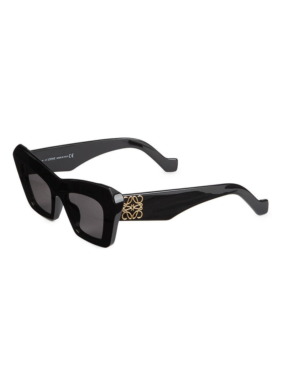 Women's 50MM Cat-Eye Sunglasses - Black | Saks Fifth Avenue