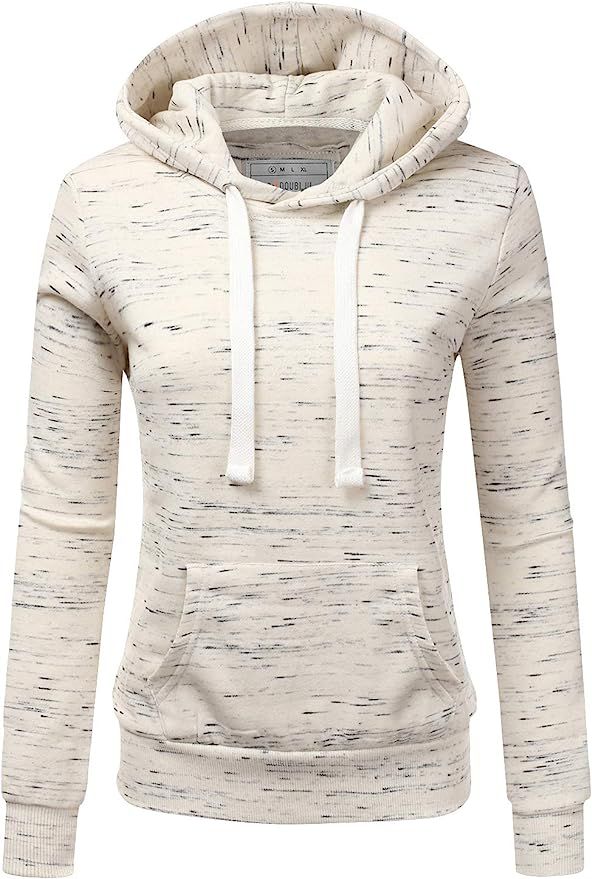 Doublju Basic Lightweight Pullover Hoodie Sweatshirt for Women | Amazon (US)