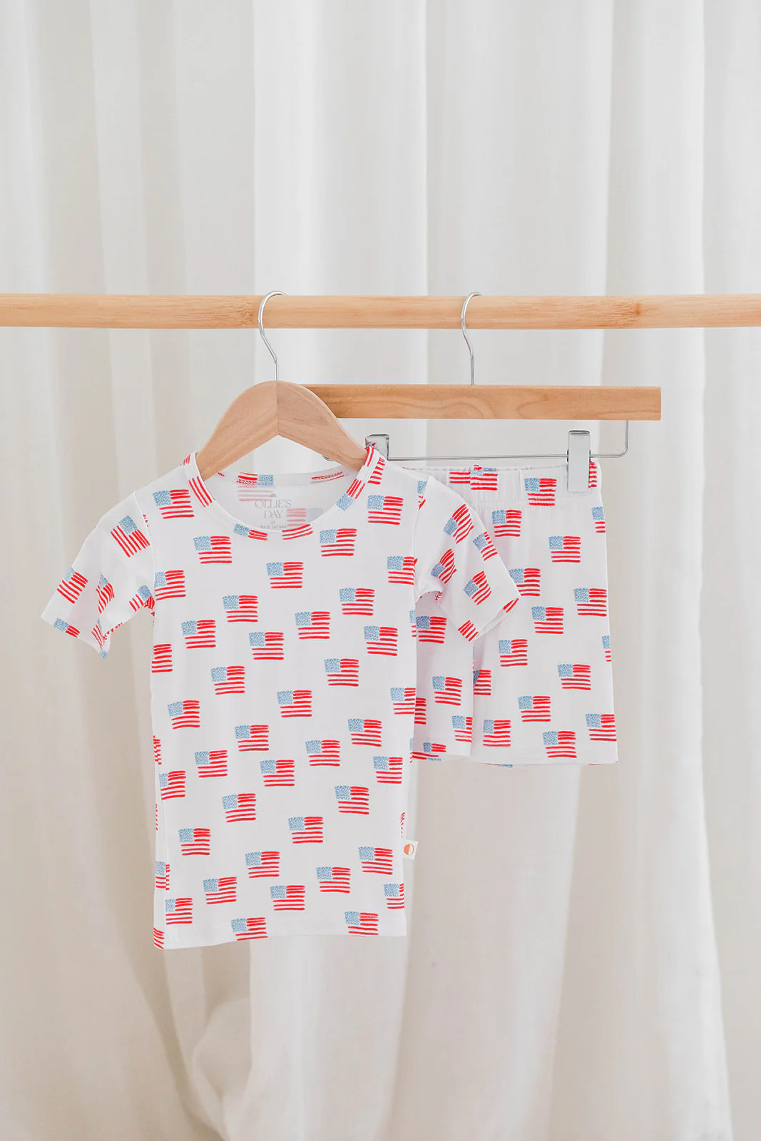 American Flag 4th of July Two-Piece Loungewear Set | Ollie's Day