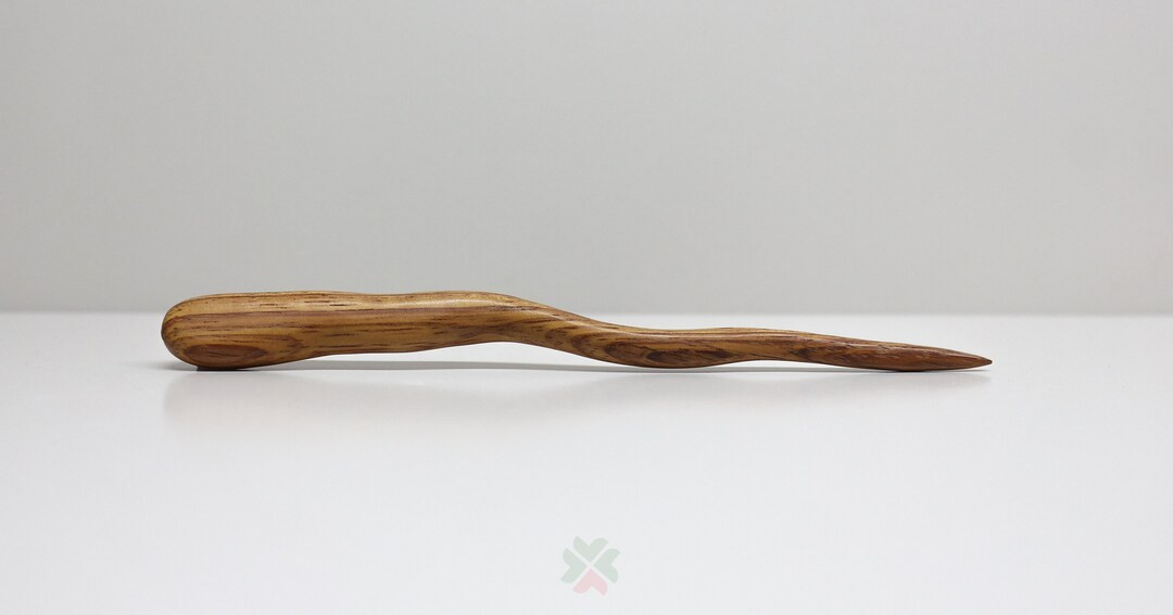 Hair Pin Medium Brown Wavy - Etsy UK | Etsy (UK)