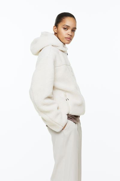 Hooded Teddy Fleece Jacket | H&M (US + CA)