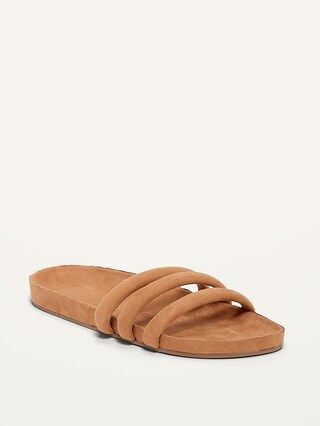Faux-Suede Strappy Slide Sandals for Girls | Old Navy (US)