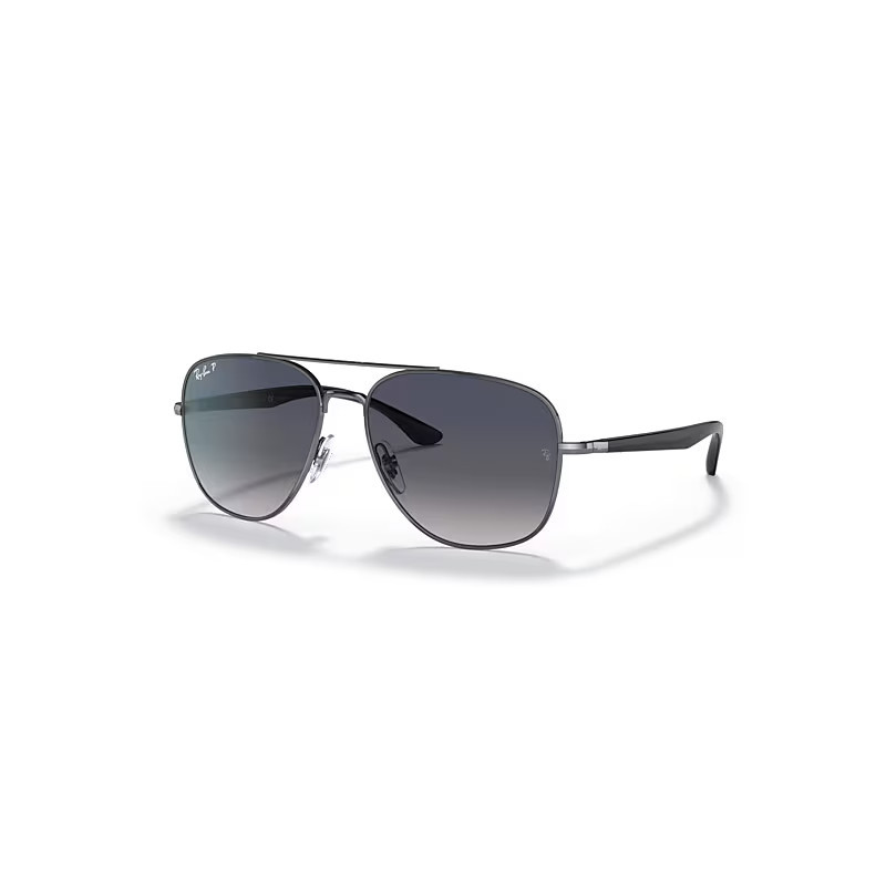 Ray-Ban Rb3683 Sonnenbrillen Schwarz Fassung Blau Glas Polarisiert 56-15 | Ray-Ban (EU)
