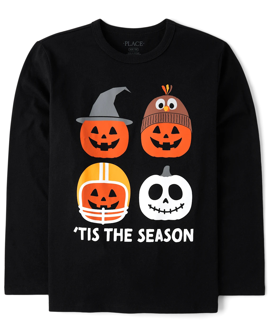 Boys Tis The Pumpkin Season Graphic Tee - black | The Children's Place