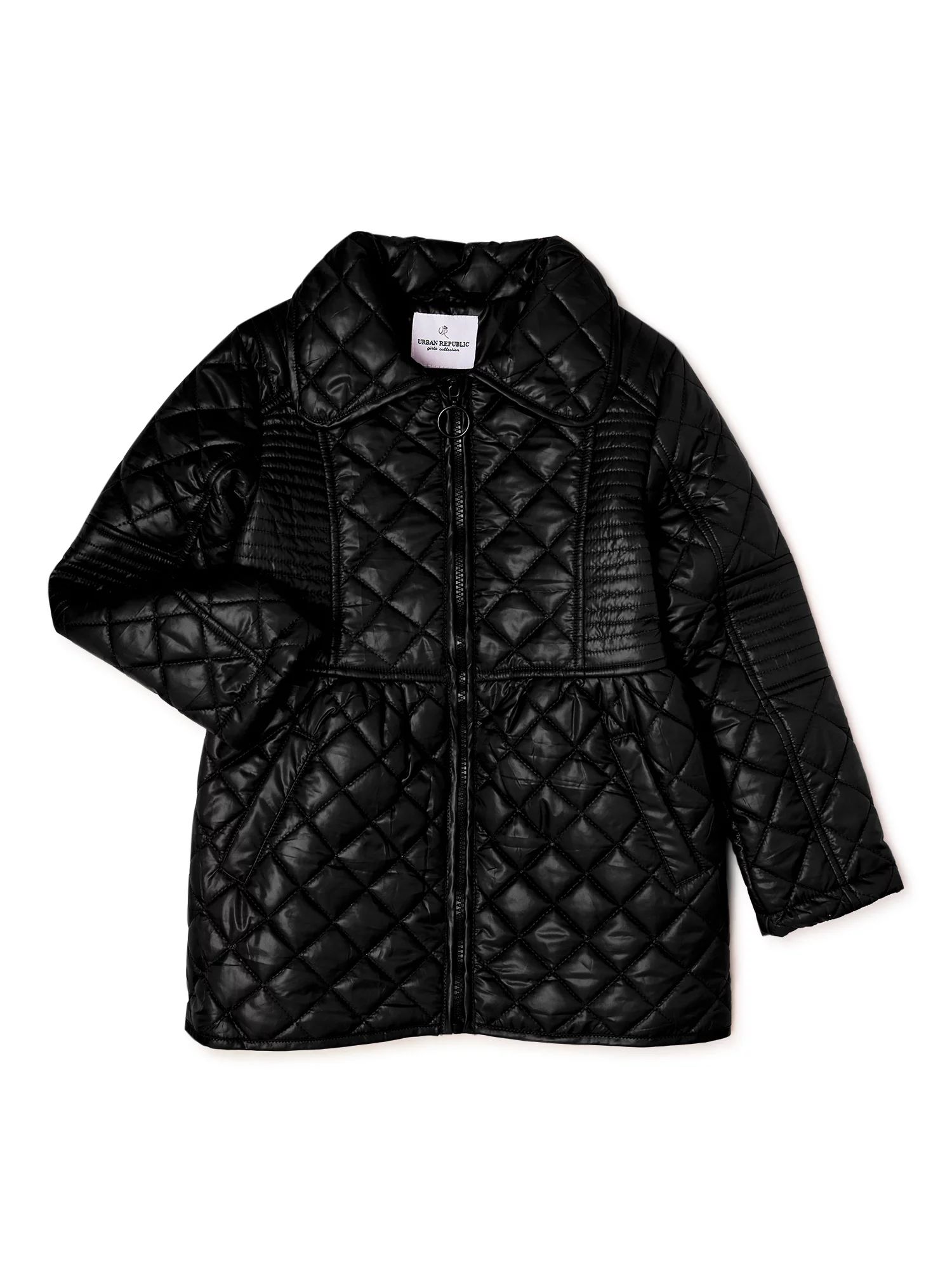 Urban Republic Baby and Toddler Girls’ Quilted Anorak, Sizes 12M-4T - Walmart.com | Walmart (US)