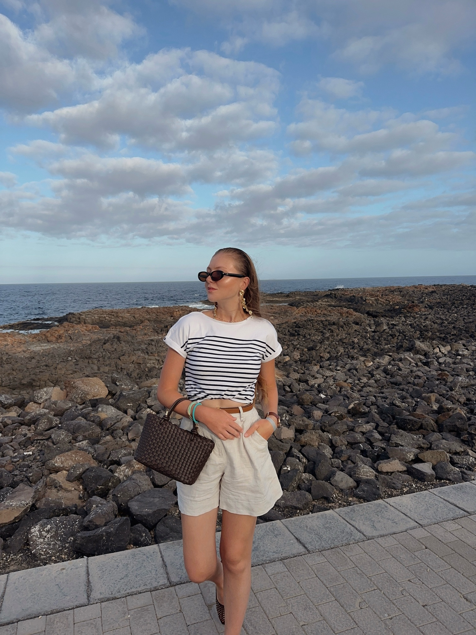 late summer outfit with linen & striped t-shirts to wrap up the season before sweater weather🥹🌊

#LTKSwim #LTKTravel #LTKActive