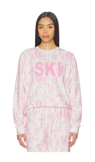 Cassia Top in Powder Pink Toile | Revolve Clothing (Global)