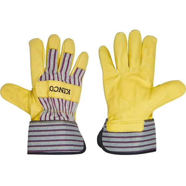 Kinco Premium Grain Pigskin Palm Work with Safety Cuff Gloves | Scheels