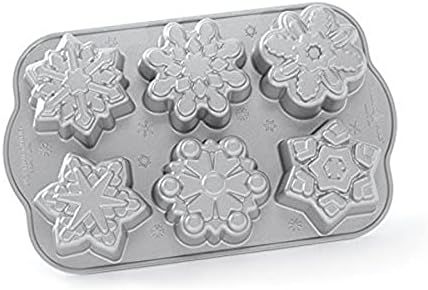 Nordic Ware Frozen Snowflake Cakelet Pan | Amazon (US)