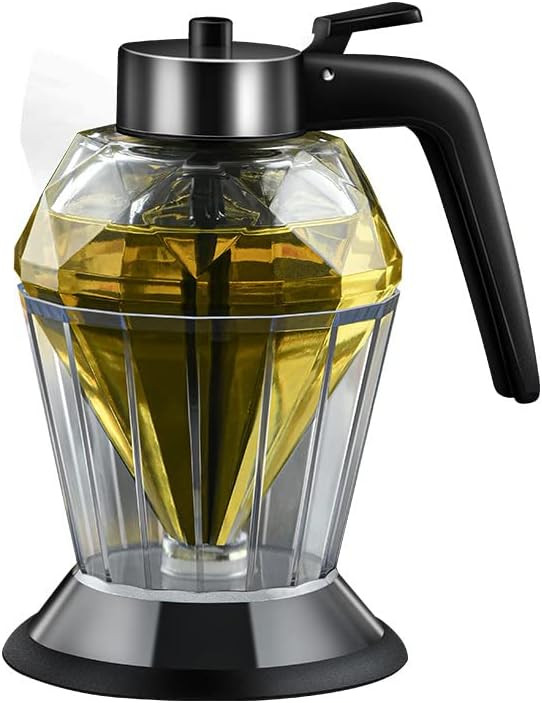 Honey dispenser no drip glass with stand, Honey jar with dipper, Maple syrup dispenser for Syrup,... | Amazon (US)