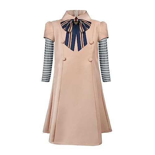 Tempura Women Halloween M3gan Princess Dress Long Sleeve Roleplay School Uniform Horror Movie Costumes (Adult Dress Set, XXL) | Amazon (US)